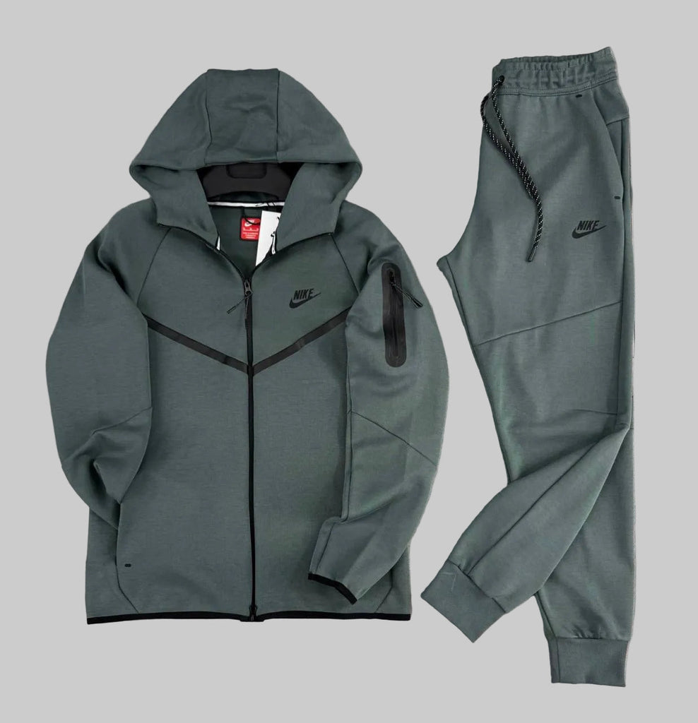 Nike Tech Fleece férfi melegítő, sötét szürkészöld (petrol)
