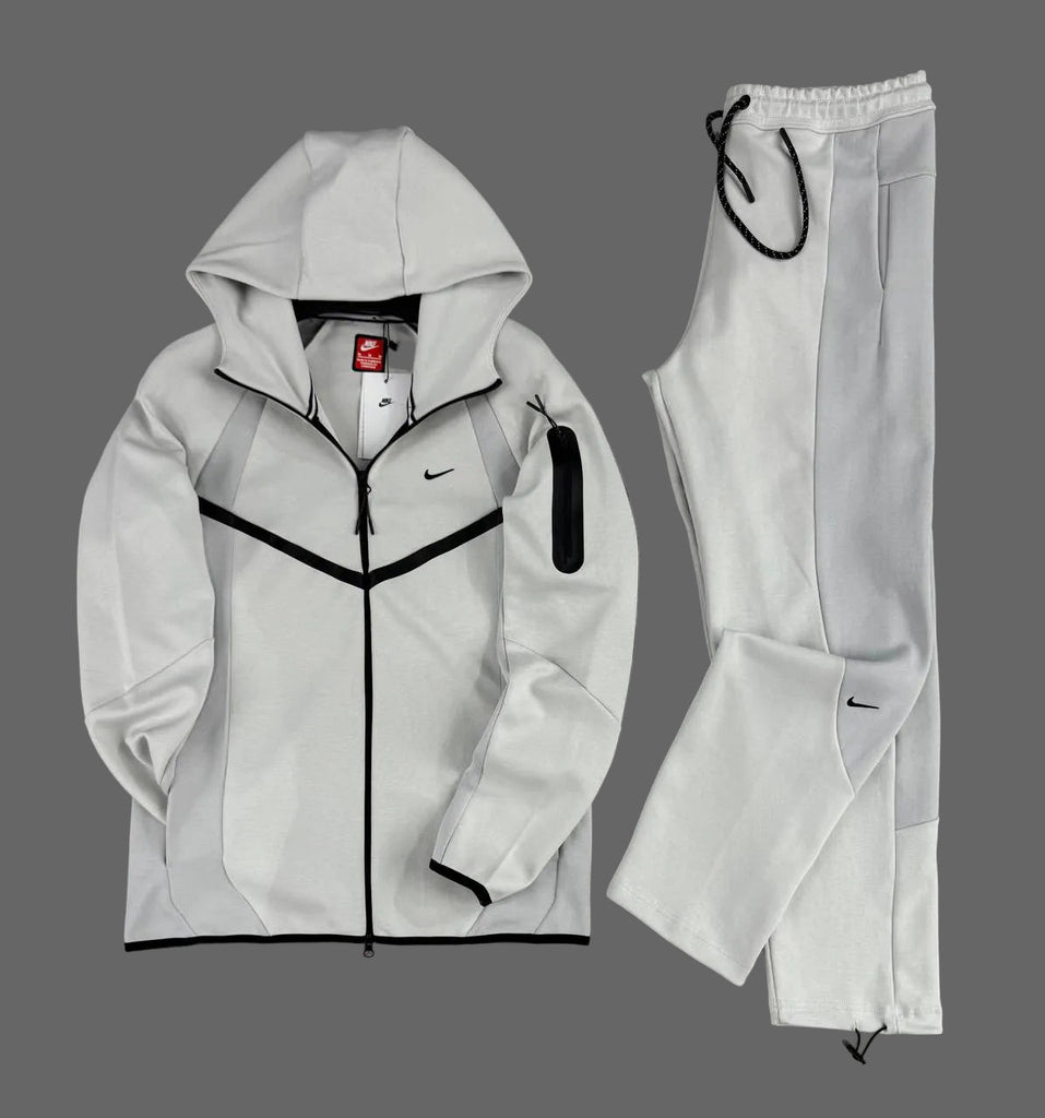 Férfi Nike melegítő, két árnyalatú szürke színben