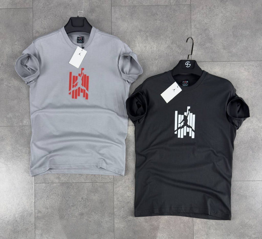 Férfi Jordan póló, hátoldalon mintával – grafit