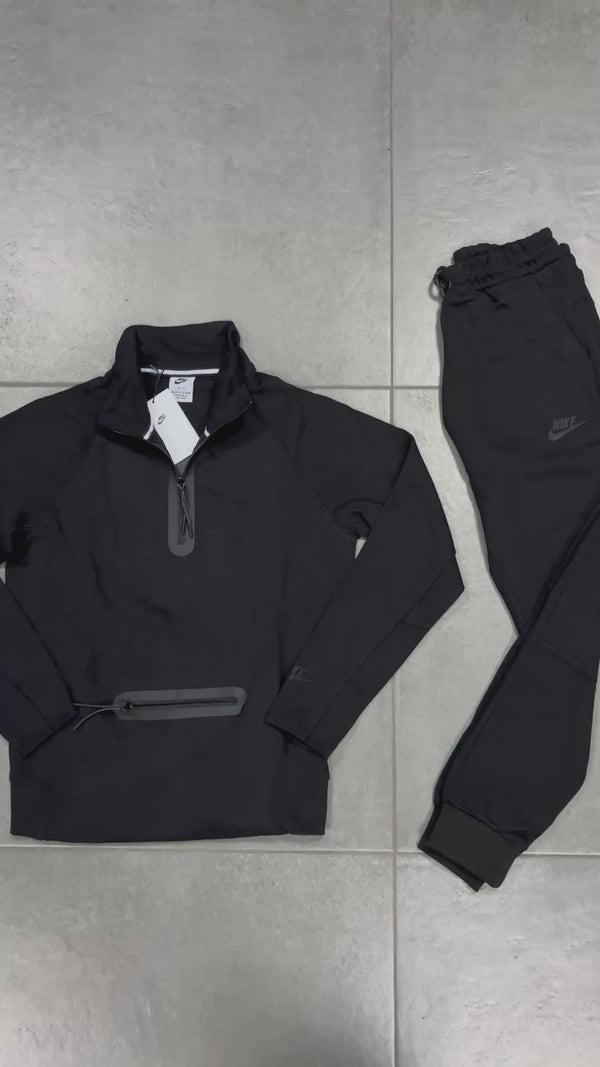 Nike Tech Fleece gyerek tréningruha, fekete. Modell 2024. Prémium minőség