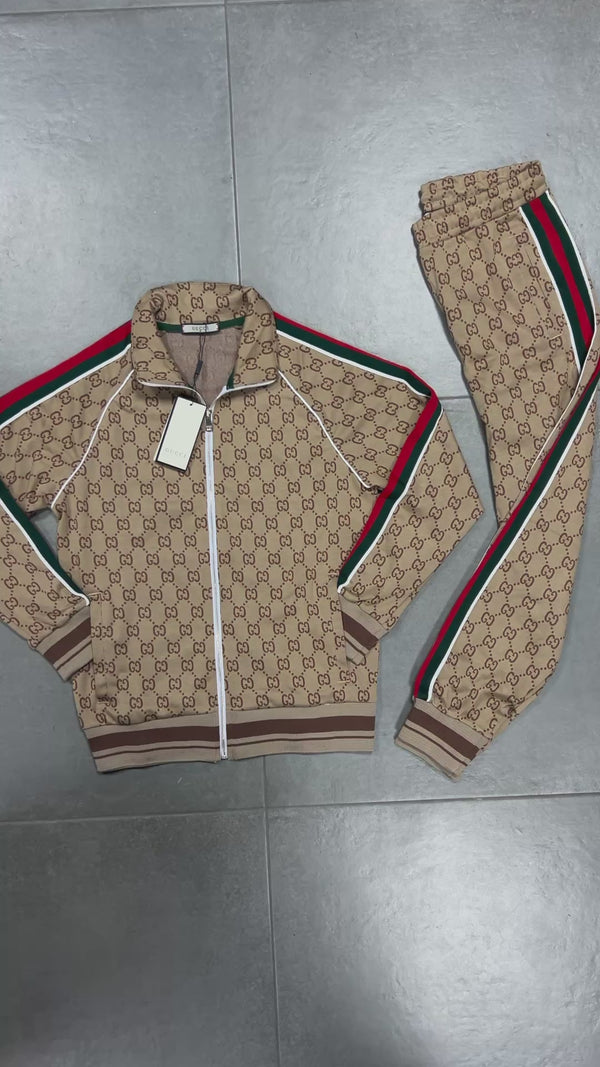 Gucci férfi tréningruha, bézs. Prémium minőség